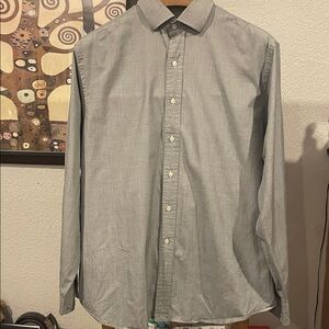 Ralph Lauren Men's Light Gray Dress Shirt